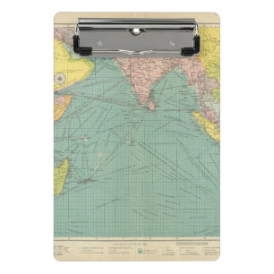 Der Indische Ozean 3 Mini Klemmbrett