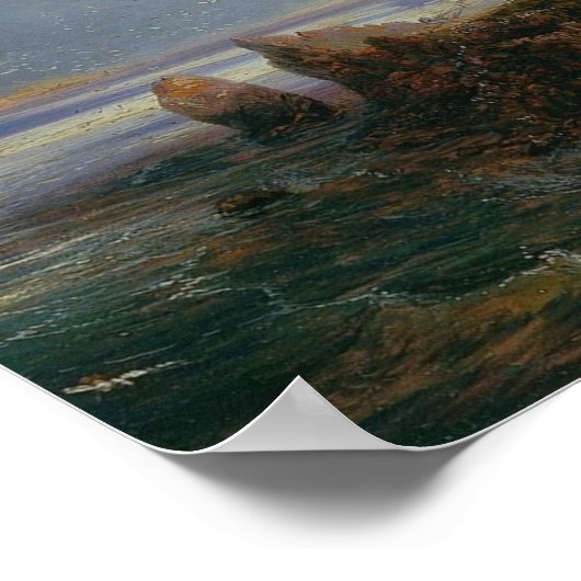 Der Indische Ozean Poster (Ecke)