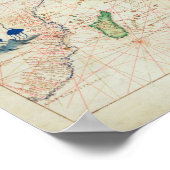 Der Indische Ozean Poster (Ecke)