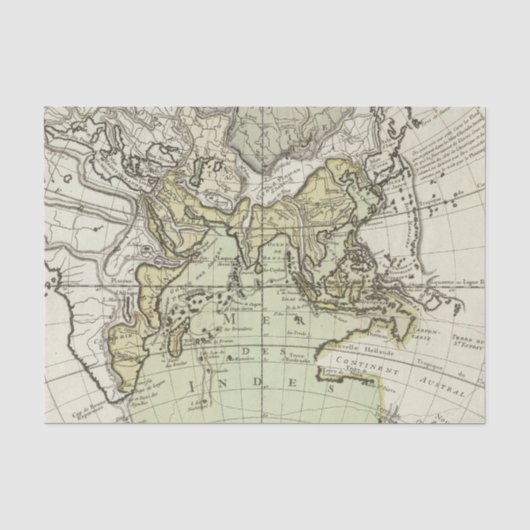 Der Indische Ozean Seidenpapier (Vorderseite)