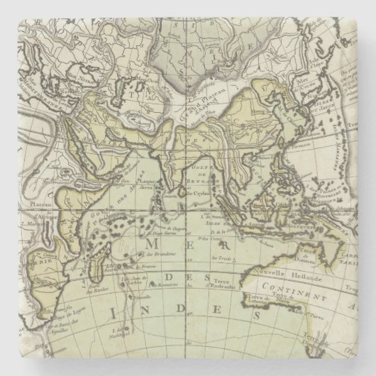 Der Indische Ozean Steinuntersetzer (Vorderseite)