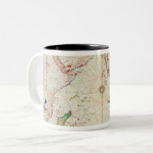 Der Indische Ozean Zweifarbige Tasse (Vorderseite Links)