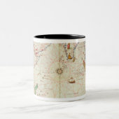 Der Indische Ozean Zweifarbige Tasse (Mittel)