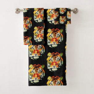 DER INDISCHE TIGER BADHANDTUCH SET