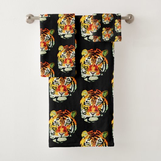 DER INDISCHE TIGER BADHANDTUCH SET (Insitu)