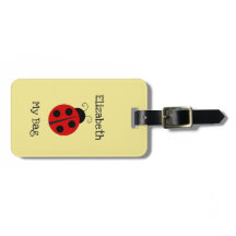 Der individuelle Name des Mädchens mit Marienkäfer