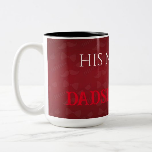 Der individuelle Vatertag spendet die Tasse Papa (Links)