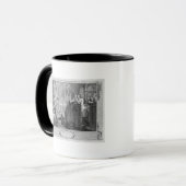 Der Industrious 'Lehrling darstellend Tasse (Vorderseite Links)