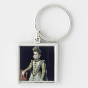 Der Infanta Isabellfarbe Clara Eugenie 1579 Schlüsselanhänger