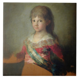 Der Infante Don Francisco de Paula Antonio, 1800 ( Fliese