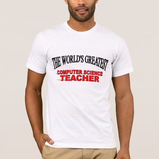 Der Informatik-Lehrer der Welt bestste T-Shirt (Vorderseite)