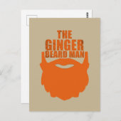 Der Ingwer Postkarte (Vorne/Hinten)