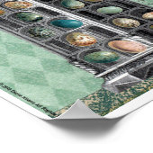 "Der Inkubator" Hühner & Eier drucken Poster (Ecke)