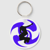 DER INLINIENBLAU SCHLÜSSELANHÄNGER (Vorderseite)