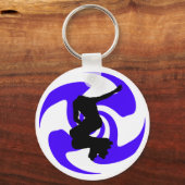 DER INLINIENBLAU SCHLÜSSELANHÄNGER (Vorderseite)