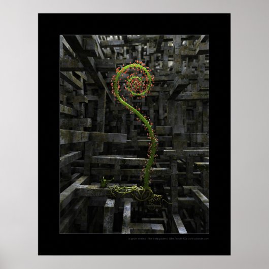 Der Innengarten Poster (Vorne)