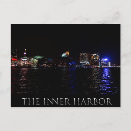 Der Innenhafen in Baltimore Postkarte (Vorderseite)