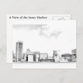 Der Innenhafen von Baltimore Postkarte (Vorne/Hinten)