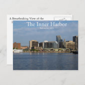 Der Innenhafen von Baltimore Postkarte (Vorne/Hinten)