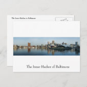 Der Innenhafen von Baltimore Postkarte (Vorne/Hinten)