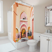 Der Innenhof Duschvorhang (Beispiel)