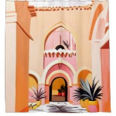 Der Innenhof Duschvorhang (Vorderseite)