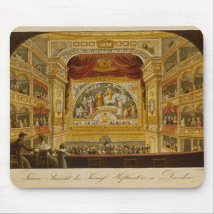 Der Innenraum des königlichen Theaters in Dresden Mousepad