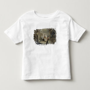 Der Innenraum einer Hütte eines Mandan Leiters, Kleinkind T-shirt