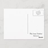 Der innere Hafen von Baltimore Postkarte (Rückseite)