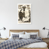 Der Innere Zitadell-Stretched Leinwanddruck (Insitu (Schlafzimmer))