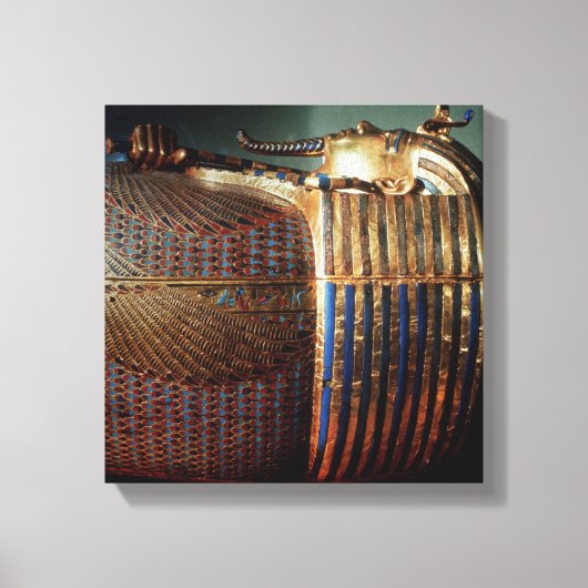 Der innerste Sarg von Tutankhamun Leinwanddruck (Vorderseite)