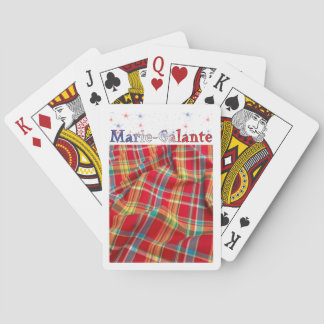 der Insel Marie-Galante Spielkarten