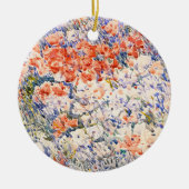 Der Inselgarten | Childe Hassam Keramik Ornament (Vorne)