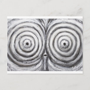 Der Insomnia Pinguin (seltsamer Surrealismus) Postkarte