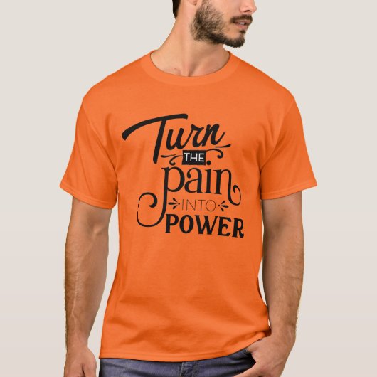 Der inspirierende T - Shirt der Männer (Vorderseite)