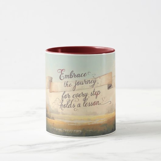 Der Inspirierende Zitat Becher Tasse (Zentrum)
