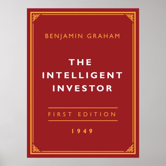 Der intelligente Investor - Benjamin Graham Poster (Vorne)