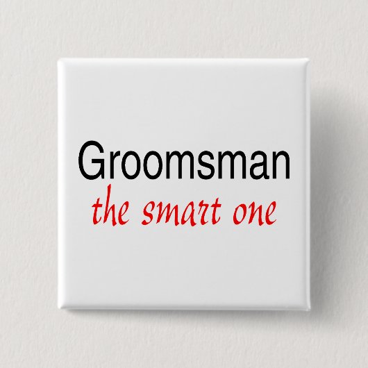 Der intelligente (Trauzeuge) Button (Vorderseite)