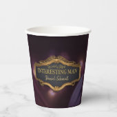 Der interessanteste Mann der Welt, das Rentenalter Pappbecher (Vorderseite)