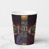 Der interessanteste Mann der Welt, Personalisiert Pappbecher (Links)