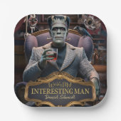 Der interessanteste Mann der Welt, Personalisiert Pappteller (Vorderseite)