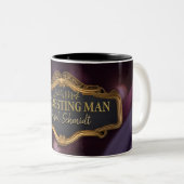 Der interessanteste Mann der Welt, Personalisiert Zweifarbige Tasse (VorderseiteRechts)