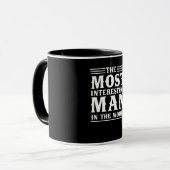 Der interessanteste Mann in der Welt Tasse (Vorderseite Links)