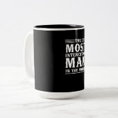 Der interessanteste Mann in der Welt Zweifarbige Tasse (Vorderseite Links)
