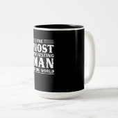 Der interessanteste Mann in der Welt Zweifarbige Tasse (VorderseiteRechts)