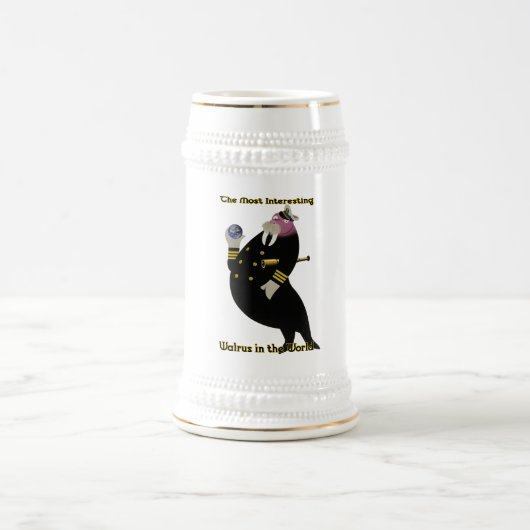Der interessanteste Walrus der Welt Bierglas (Mittel)