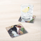 Der internationale Cover von Hearst, Alphonse Much Rechteckiger Pappuntersetzer (Vor Ort)