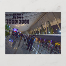 Der internationale Flughafen Taoyuan in Taiwan Postkarte