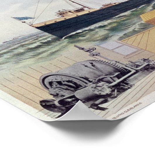 Der Internationale Longshoremen-Verband Poster (Ecke)