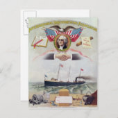 Der Internationale Longshoremen-Verband Postkarte (Vorne/Hinten)